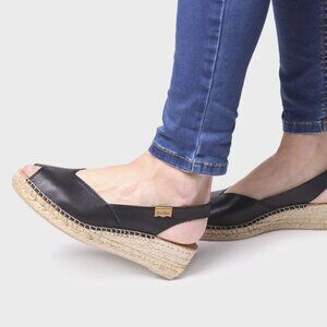 Toni Pons Wedge espadrilles in leather - BERNIA